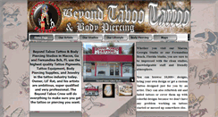 Desktop Screenshot of beyondtabootattoo.com